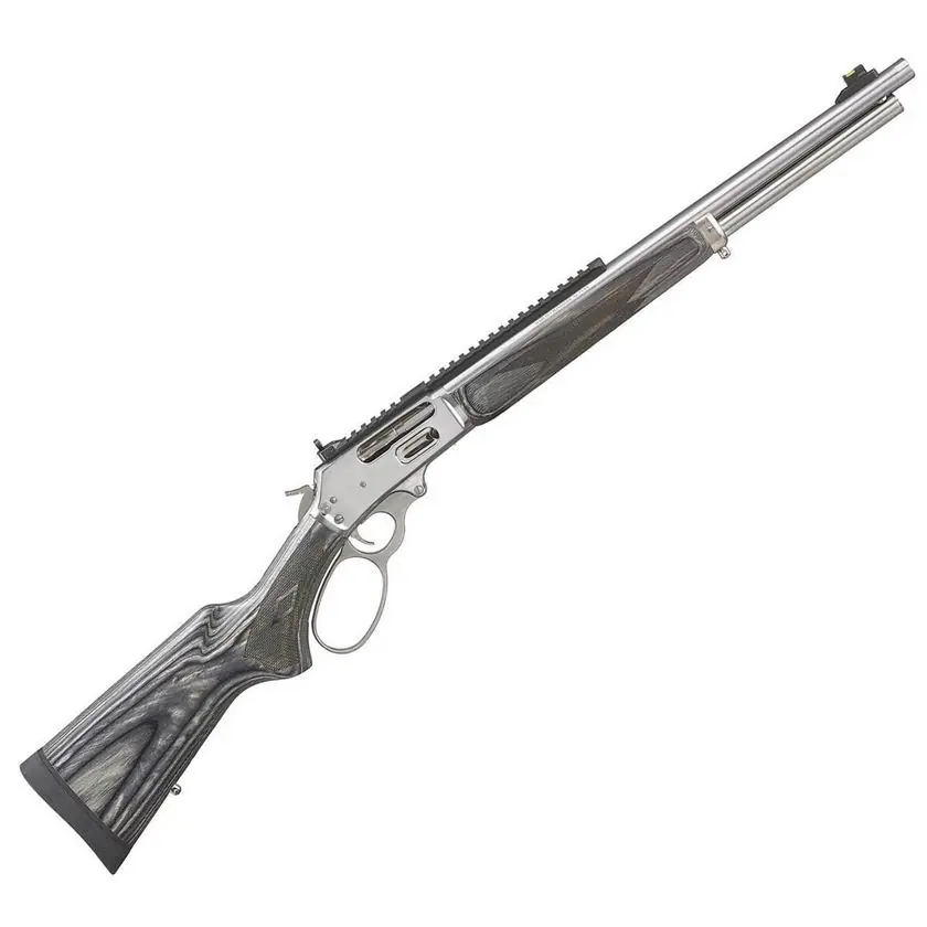 Rifle de ação de alavanca de aço inoxidável Marlin 1895 – 45-70 Government – 19 pol.